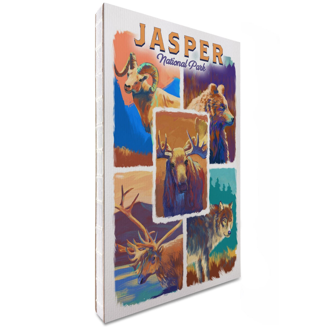 Lined 6x9 Journal, Jasper National Park, Canada, Vivid Animals, Lay Flat, 193 Pages, FSC paper Home Lantern Press