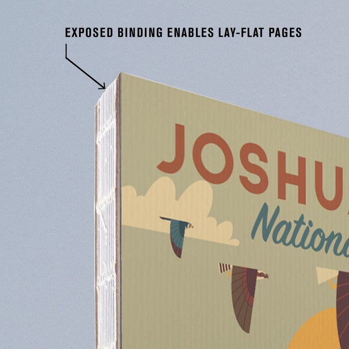Lined 6x9 Journal, Joshua Tree National Park, California, Geometric National Park Series, Lay Flat, 193 Pages, FSC paper Home Lantern Press
