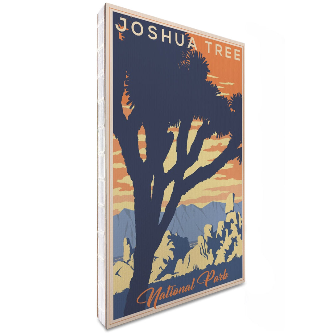 Lined 6x9 Journal, Joshua Tree National Park, California, Lithograph, Lay Flat, 193 Pages, FSC paper Home Lantern Press