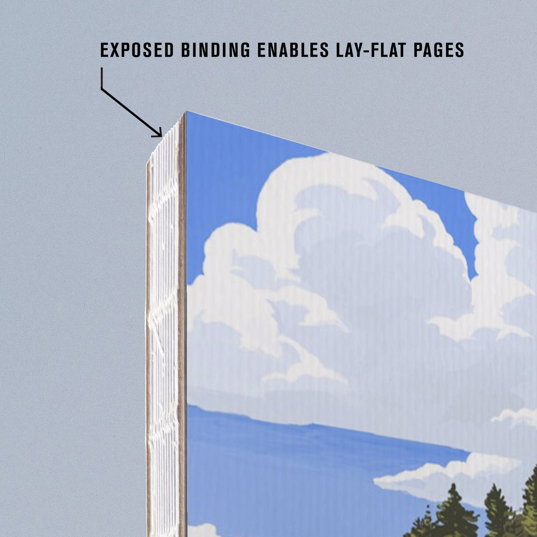 Lined 6x9 Journal, Kenai Fjords National Park, Alaska, Painterly National Parks Series, Lay Flat, 193 Pages, FSC paper Home Lantern Press