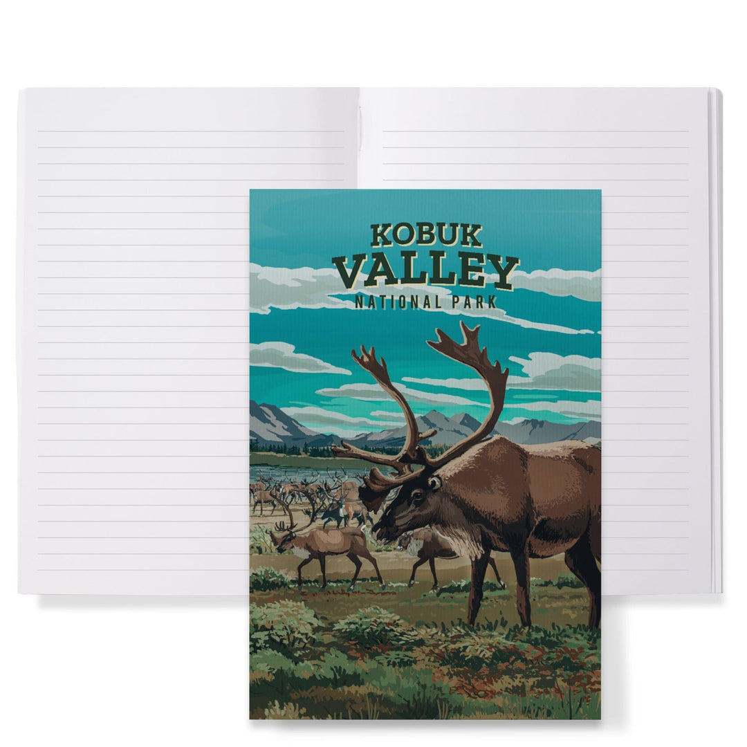 Lined 6x9 Journal, Kobuk Valley National Park, Alaska, Painterly National Park Series, Lay Flat, 193 Pages, FSC paper Home Lantern Press