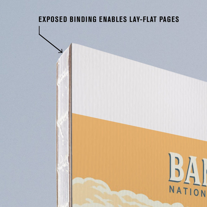 Lined 6x9 Journal, Lake Minnewanka, Canada, Banff National Park, Moose, Painterly, Lay Flat, 193 Pages, FSC paper Home Lantern Press