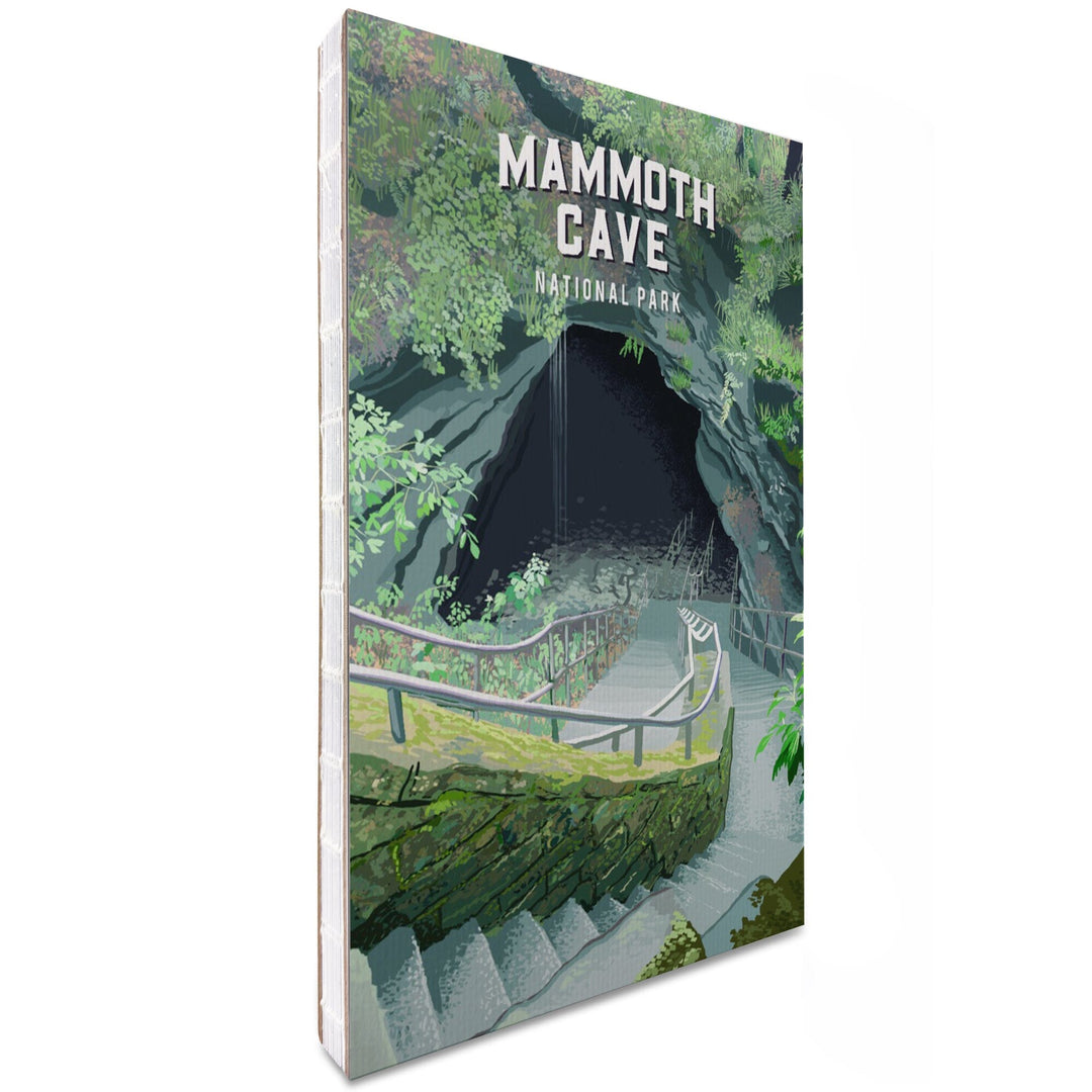 Lined 6x9 Journal, Mammoth Cave National Park, Kentucky, Painterly National Park Series, Lay Flat, 193 Pages, FSC paper Home Lantern Press