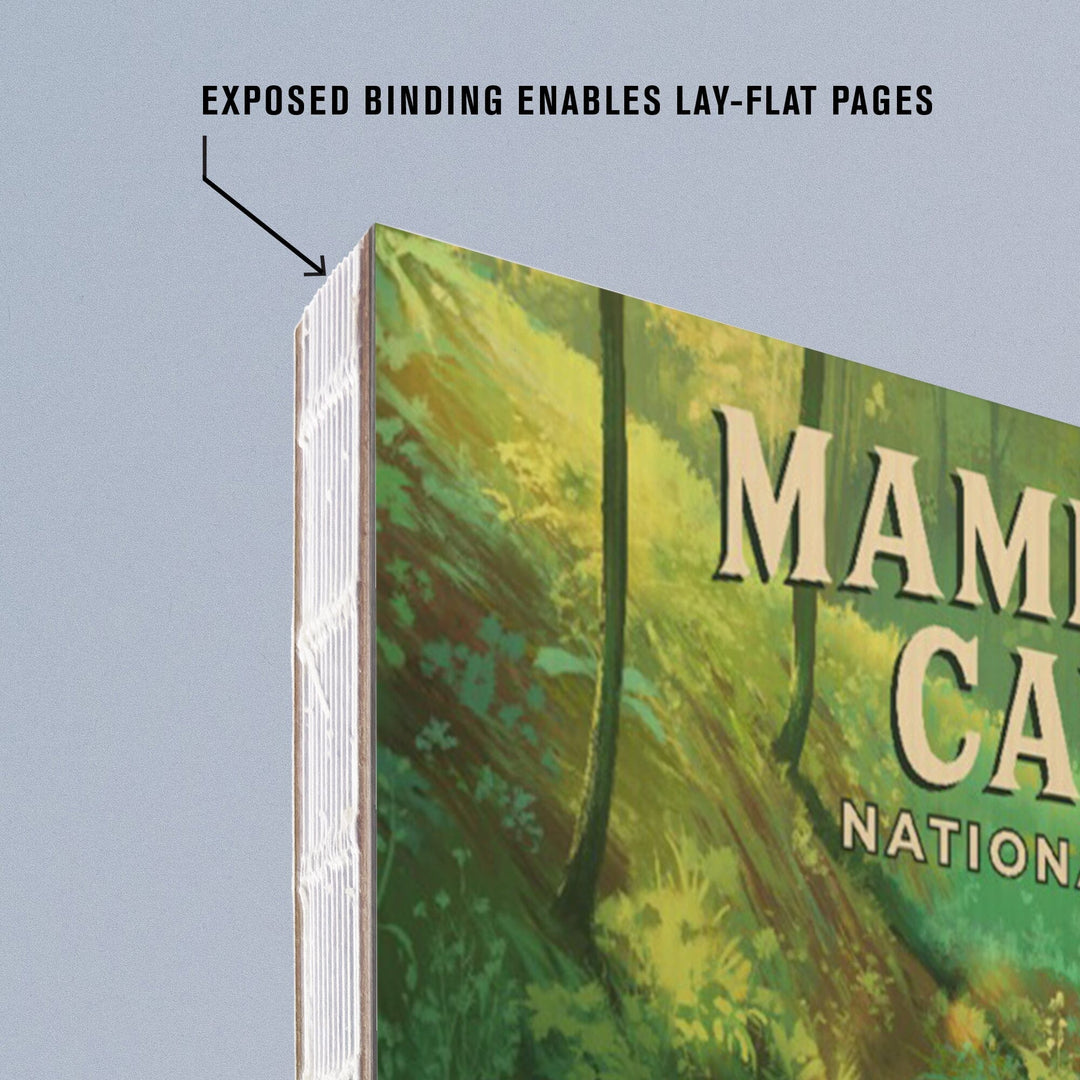 Lined 6x9 Journal, Mammoth Cave National Park, Oil Painting, Lay Flat, 193 Pages, FSC paper Home Lantern Press