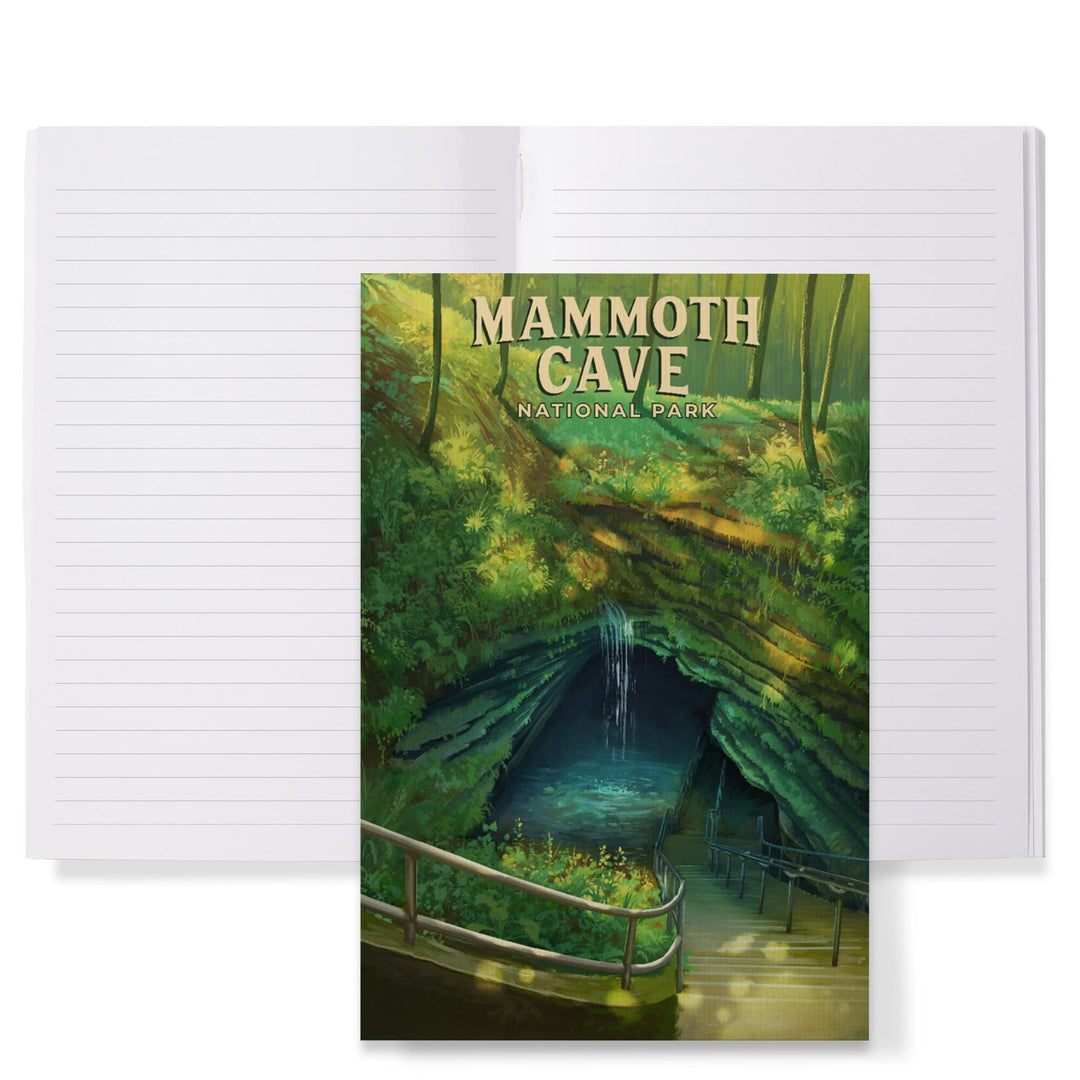 Lined 6x9 Journal, Mammoth Cave National Park, Oil Painting, Lay Flat, 193 Pages, FSC paper Home Lantern Press