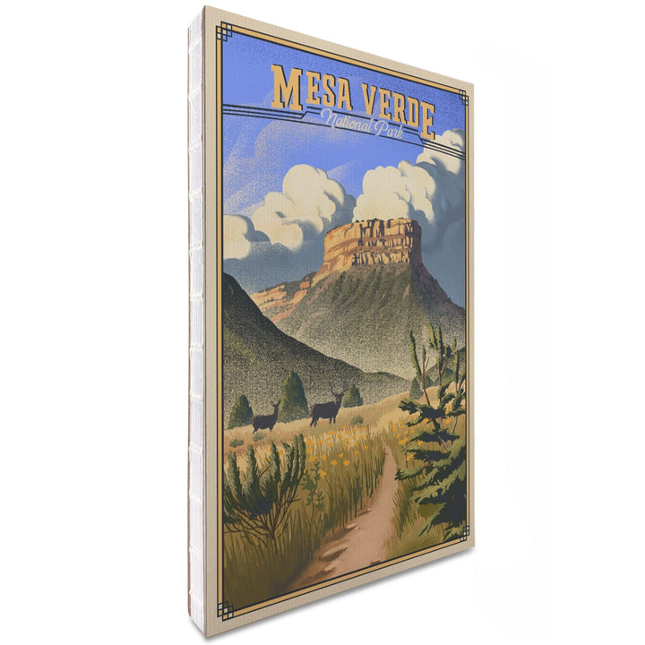 Lined 6x9 Journal, Mesa Verde National Park, Colorado, Lithograph, Lay Flat, 193 Pages, FSC paper Home Lantern Press