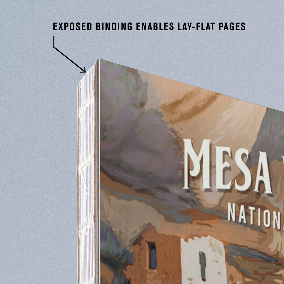 Lined 6x9 Journal, Mesa Verde National Park, Colorado, Painterly National Park Series, Lay Flat, 193 Pages, FSC paper Home Lantern Press