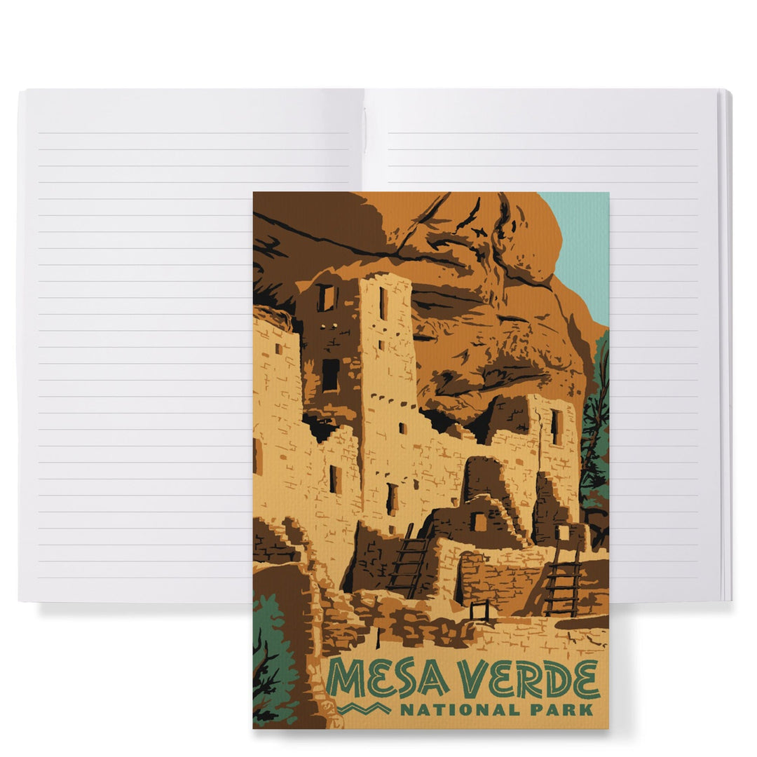Lined 6x9 Journal, Mesa Verde National Park, Explorer Series, Lay Flat, 193 Pages, FSC paper Home Lantern Press