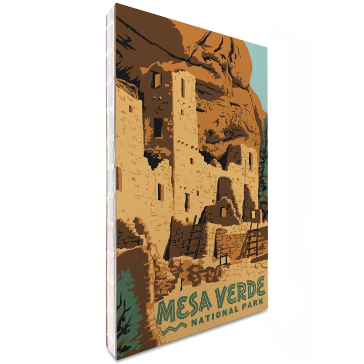 Lined 6x9 Journal, Mesa Verde National Park, Explorer Series, Lay Flat, 193 Pages, FSC paper Home Lantern Press