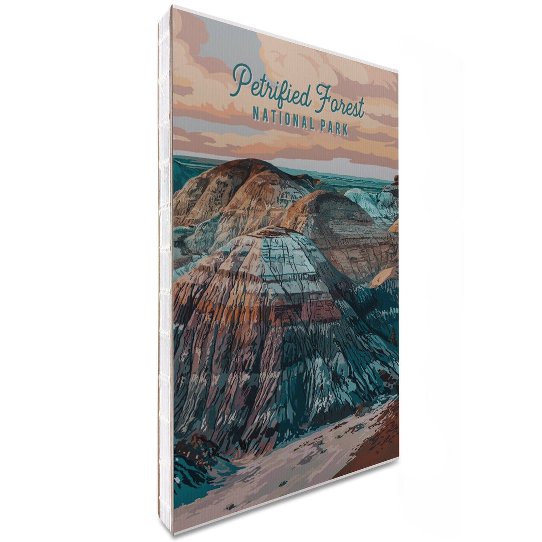Lined 6x9 Journal, Petrified Forest National Park, Arizona, Painterly National Park Series, Lay Flat, 193 Pages, FSC paper Home Lantern Press
