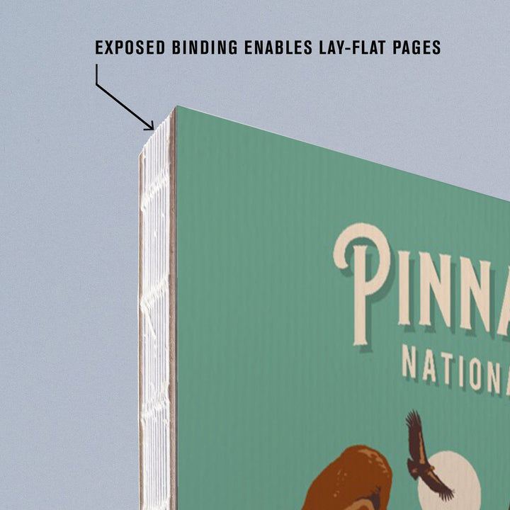 Lined 6x9 Journal, Pinnacles National Park, California, Painterly National Park Series, Lay Flat, 193 Pages, FSC paper Home Lantern Press