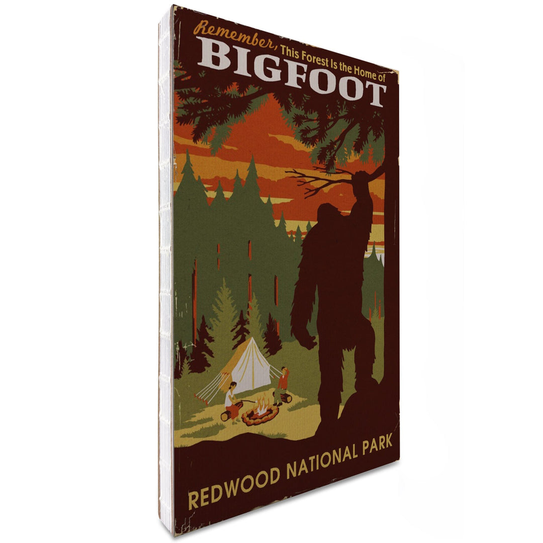 Lined 6x9 Journal, Redwood National Park, Home of Bigfoot, Lay Flat, 193 Pages, FSC paper Home Lantern Press