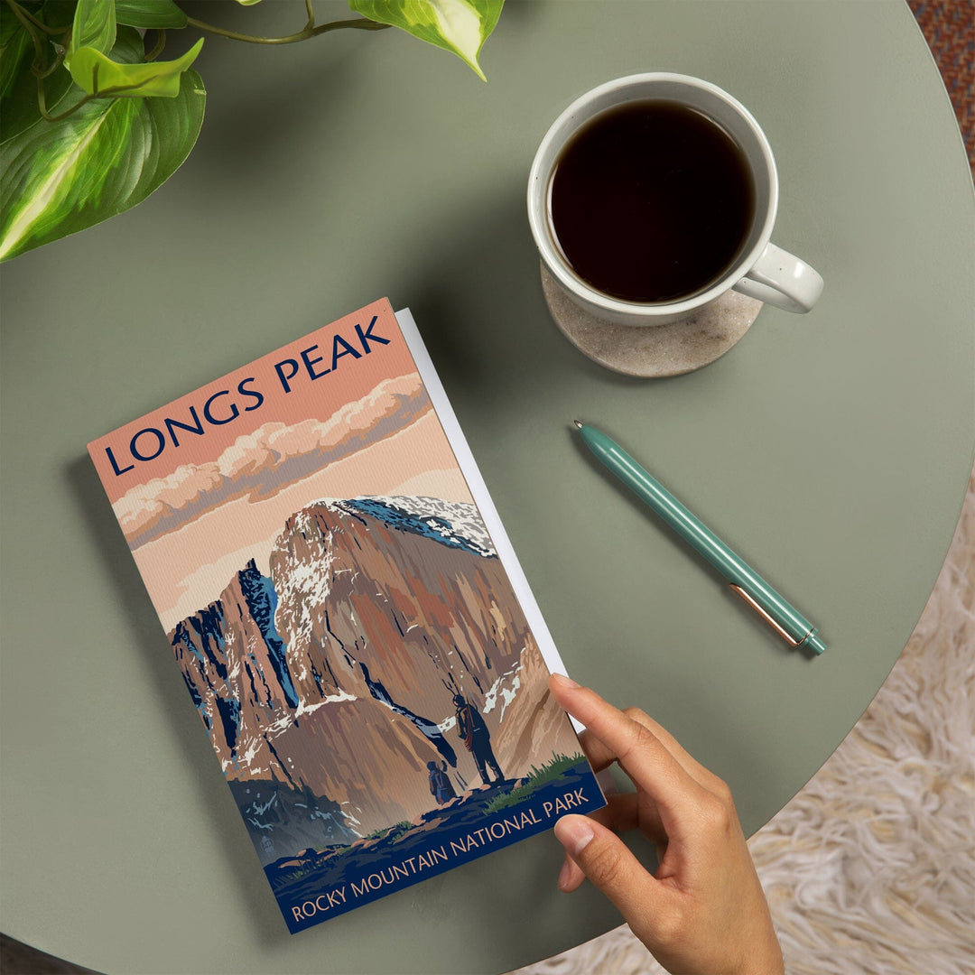 Lined 6x9 Journal, Rocky Mountain National Park, Colorado, Longs Peak, Lay Flat, 193 Pages, FSC paper Home Lantern Press