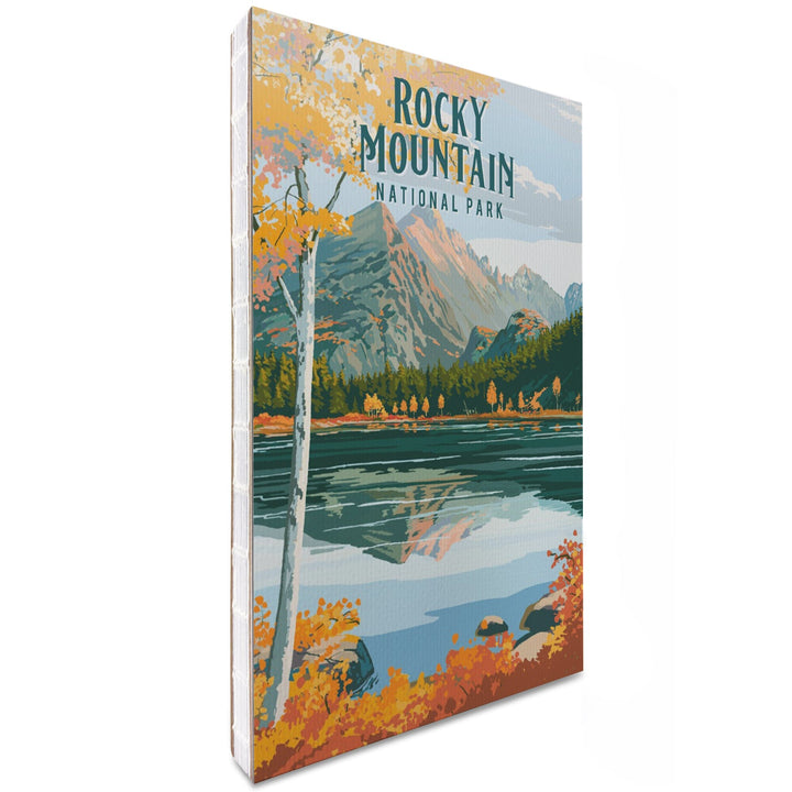 Lined 6x9 Journal, Rocky Mountain National Park, Colorado, Painterly National Park Series, Lay Flat, 193 Pages, FSC paper Home Lantern Press
