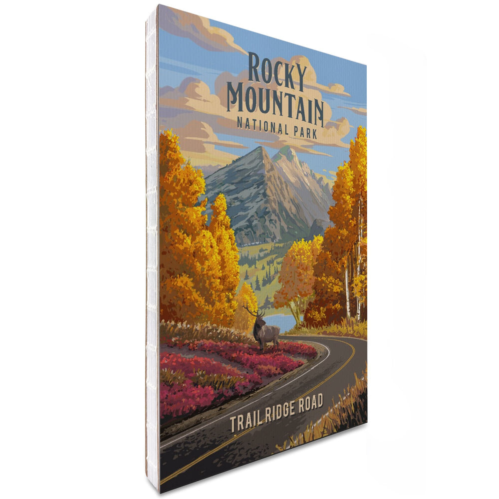 Lined 6x9 Journal, Rocky Mountain National Park, Colorado, Trail Ridge Road, Fall Colors, Painterly Series, Lay Flat, 193 Pages, FSC paper Home Lantern Press
