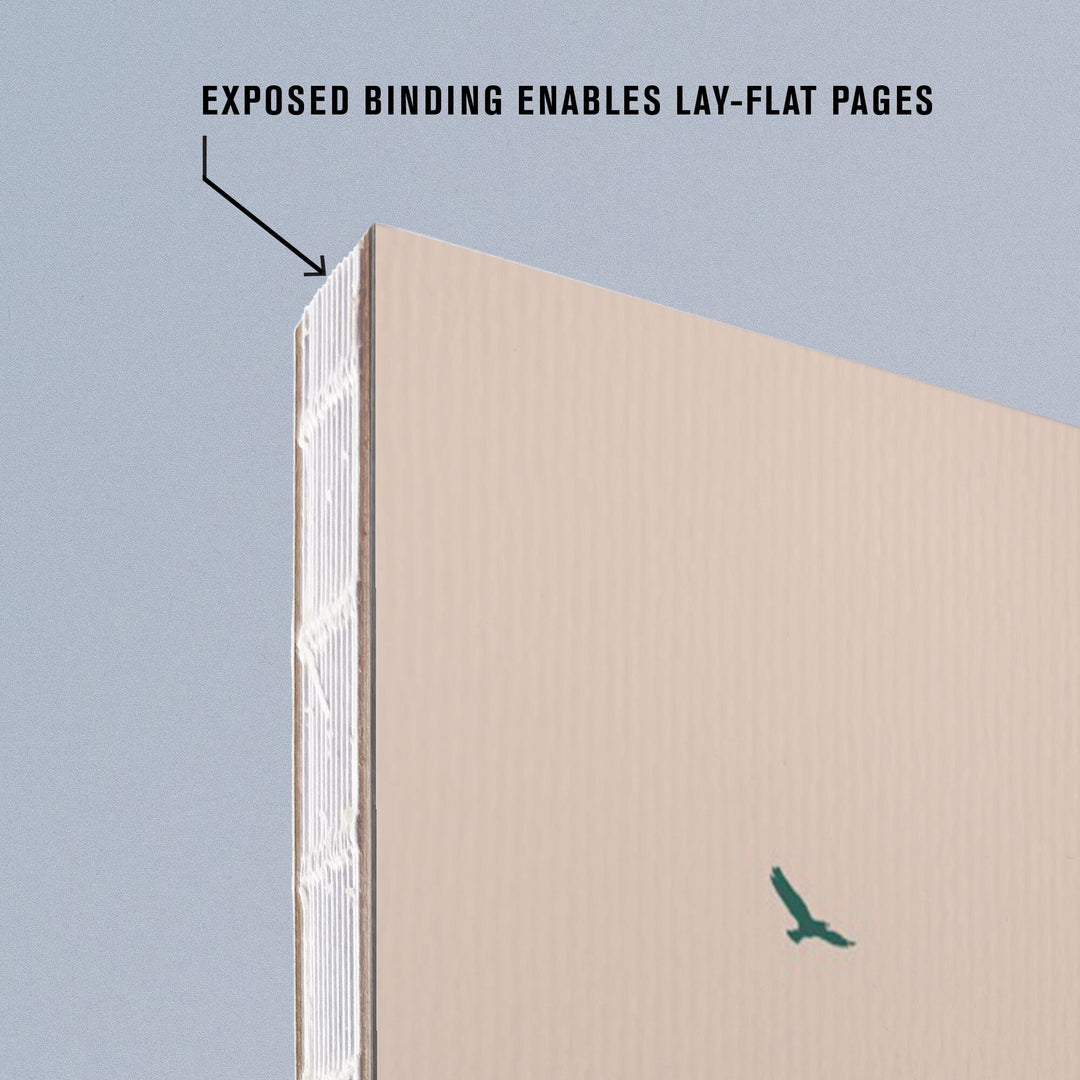 Lined 6x9 Journal, Saguaro National Park, Arizona, Gain Perspective, Vector Style, Lay Flat, 193 Pages, FSC paper Home Lantern Press