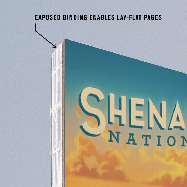 Lined 6x9 Journal, Shenandoah National Park, Virginia, Oil Painting, Lay Flat, 193 Pages, FSC paper Home Lantern Press