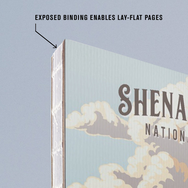 Lined 6x9 Journal, Shenandoah National Park, Virginia, Painterly National Park Series, Lay Flat, 193 Pages, FSC paper Home Lantern Press