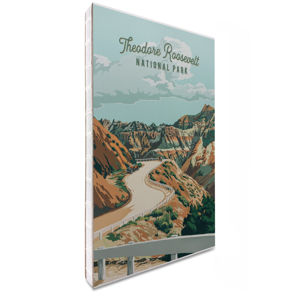 Lined 6x9 Journal, Theodore Roosevelt National Park, North Dakota, Painterly National Park Series, Lay Flat, 193 Pages, FSC paper Home Lantern Press