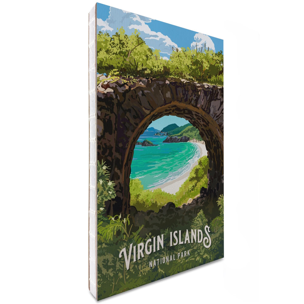 Lined 6x9 Journal, Virgin Islands National Park, U.S. Virgin Islands, Painterly National Park Series, Lay Flat, 193 Pages, FSC paper Home Lantern Press