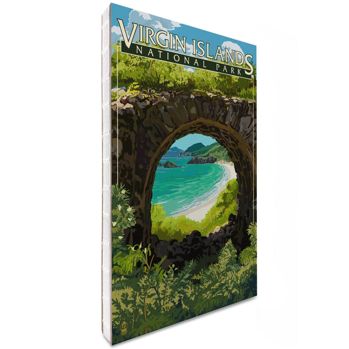 Lined 6x9 Journal, Virgin Islands National Park, US Virgin Islands, View from Ruins, Lay Flat, 193 Pages, FSC paper Home Lantern Press