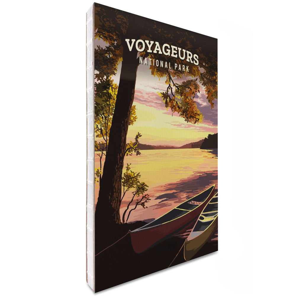 Lined 6x9 Journal, Voyageurs National Park, Minnesota, Painterly National Park Series, Lay Flat, 193 Pages, FSC paper Home Lantern Press