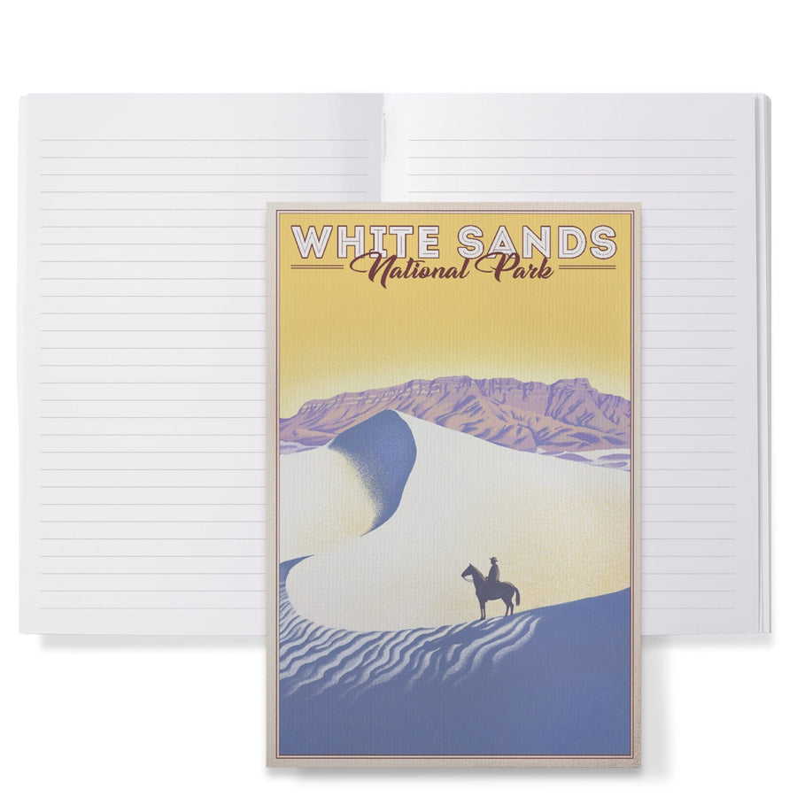 Lined 6x9 Journal, White Sands National Park, Litho, Lay Flat, 193 Pages, FSC paper Home Lantern Press