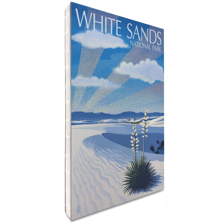 Lined 6x9 Journal, White Sands National Park, New Mexico, Day Scene, Lithograph, Lay Flat, 193 Pages, FSC paper Home Lantern Press