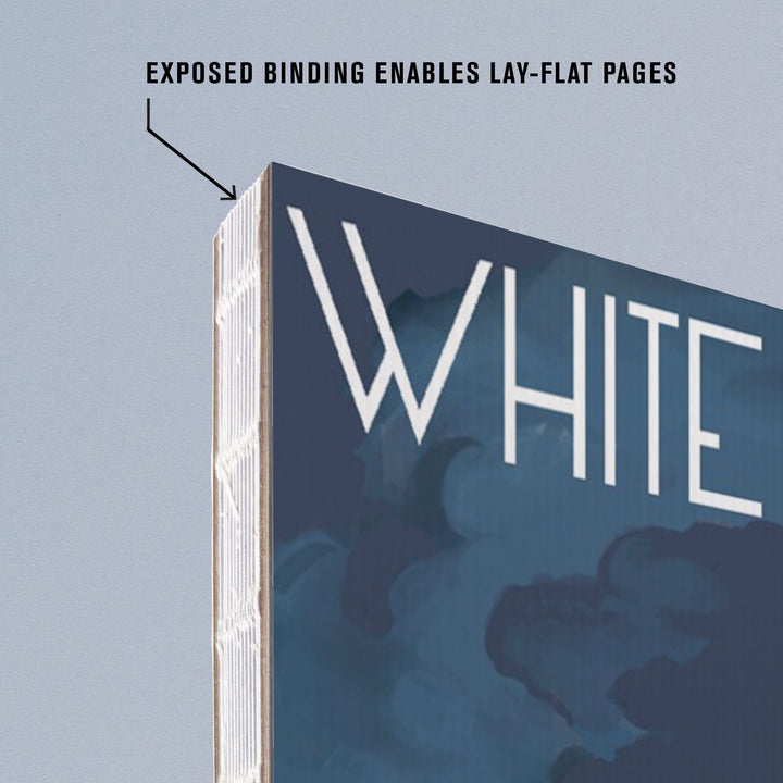 Lined 6x9 Journal, White Sands National Park, New Mexico, Lightning Storm, Lay Flat, 193 Pages, FSC paper Home Lantern Press
