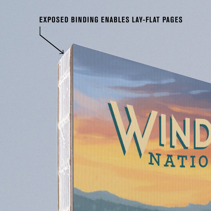 Lined 6x9 Journal, Wind Cave National Park, South Dakota, Oil Painting, Lay Flat, 193 Pages, FSC paper Home Lantern Press