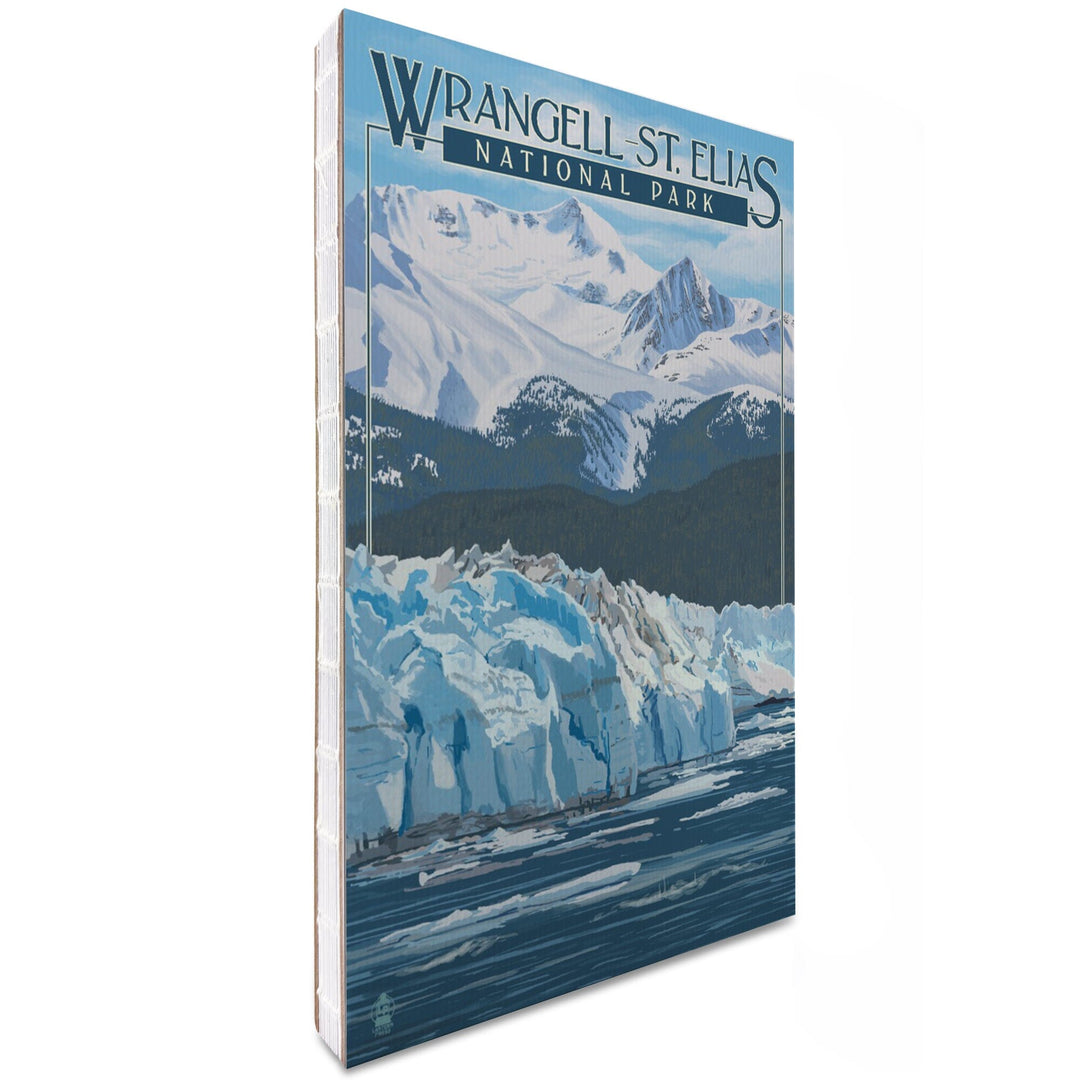 Lined 6x9 Journal, Wrangell, St. Elias National Park, Alaska, Glacier, Lay Flat, 193 Pages, FSC paper Home Lantern Press