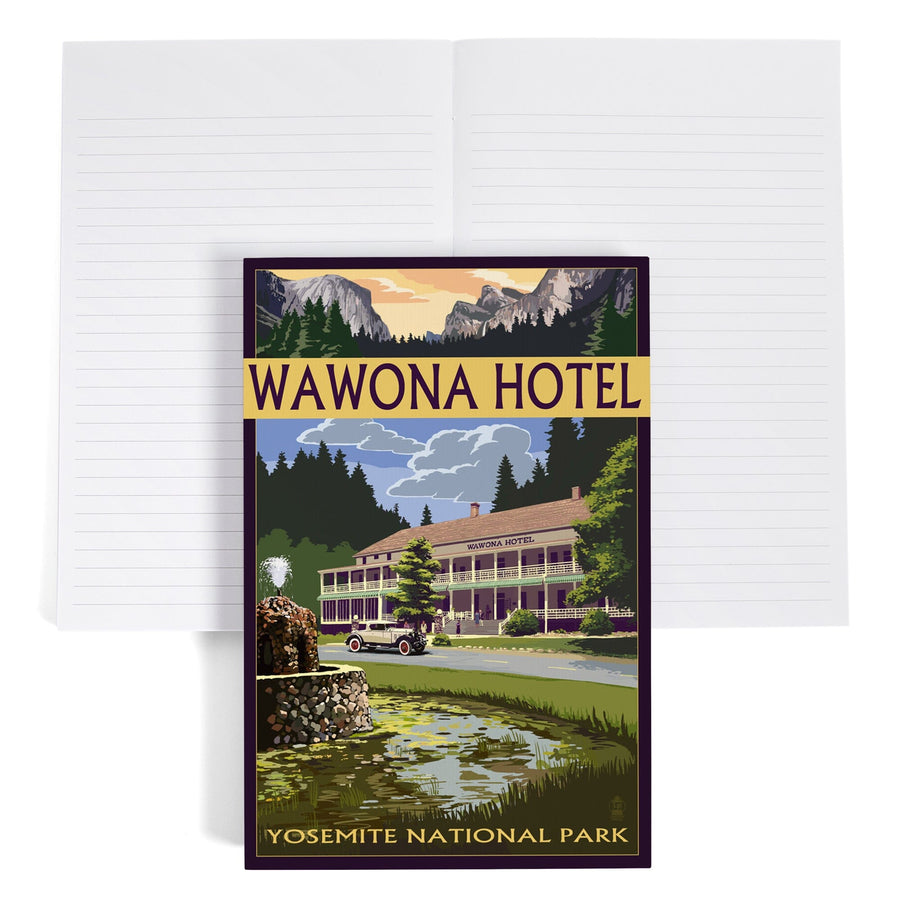 Lined 6x9 Journal, Yosemite National Park, California, Wawona Hotel, Lay Flat, 193 Pages, FSC paper Home Lantern Press