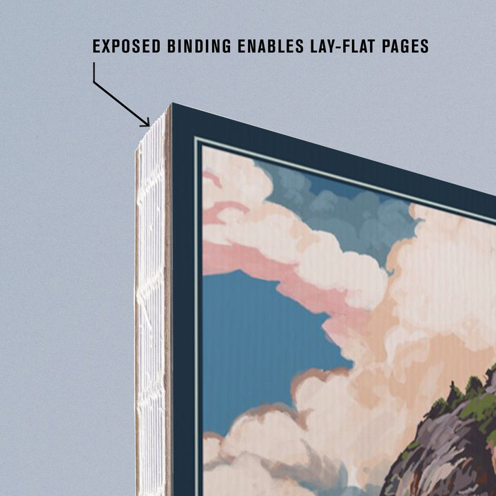 Lined 6x9 Journal, Zion National Park, Utah, Angels Landing, Lay Flat, 193 Pages, FSC paper Home Lantern Press