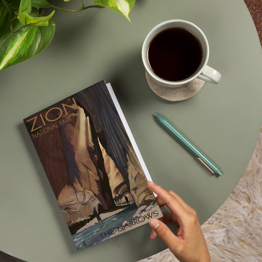 Lined 6x9 Journal, Zion National Park, Utah, The Narrows, Lay Flat, 193 Pages, FSC paper Home Lantern Press