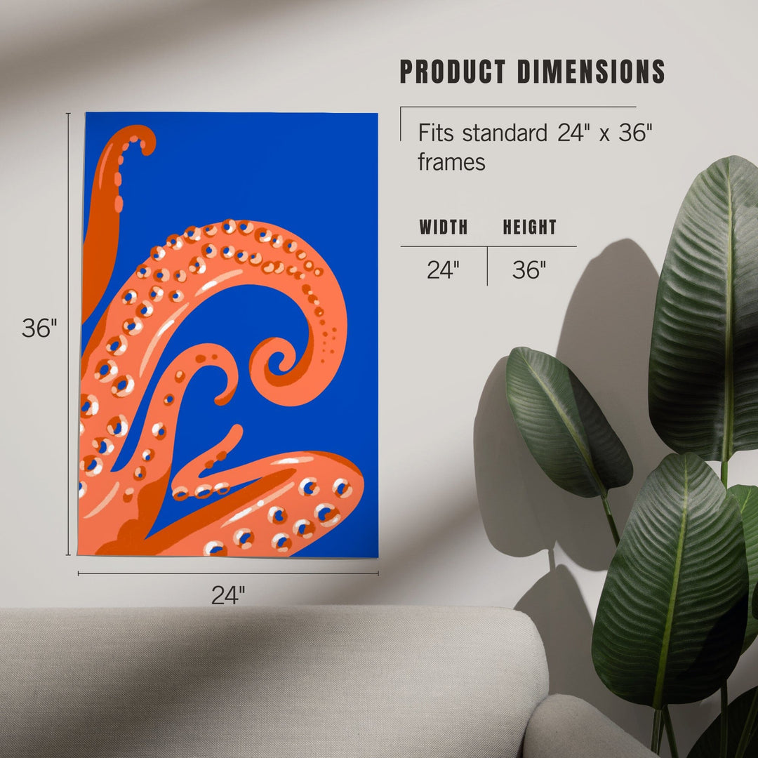 Lush Environment Collection, Octopus Tentacles, Art & Giclee Prints - Lantern Press