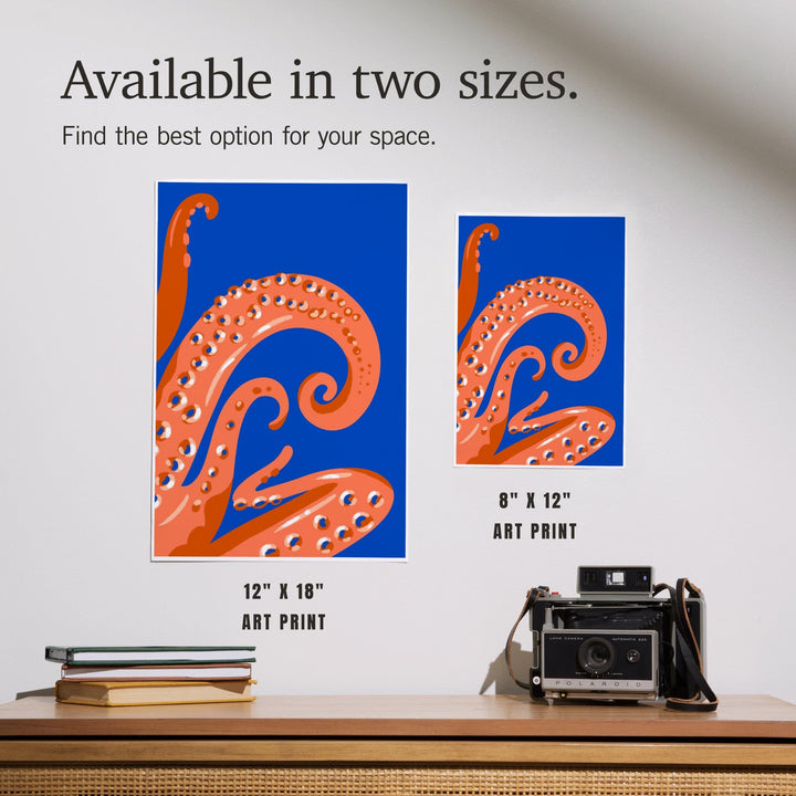Lush Environment Collection, Octopus Tentacles, Art & Giclee Prints - Lantern Press