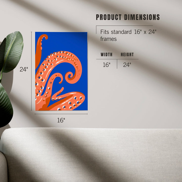 Lush Environment Collection, Octopus Tentacles, Art & Giclee Prints - Lantern Press