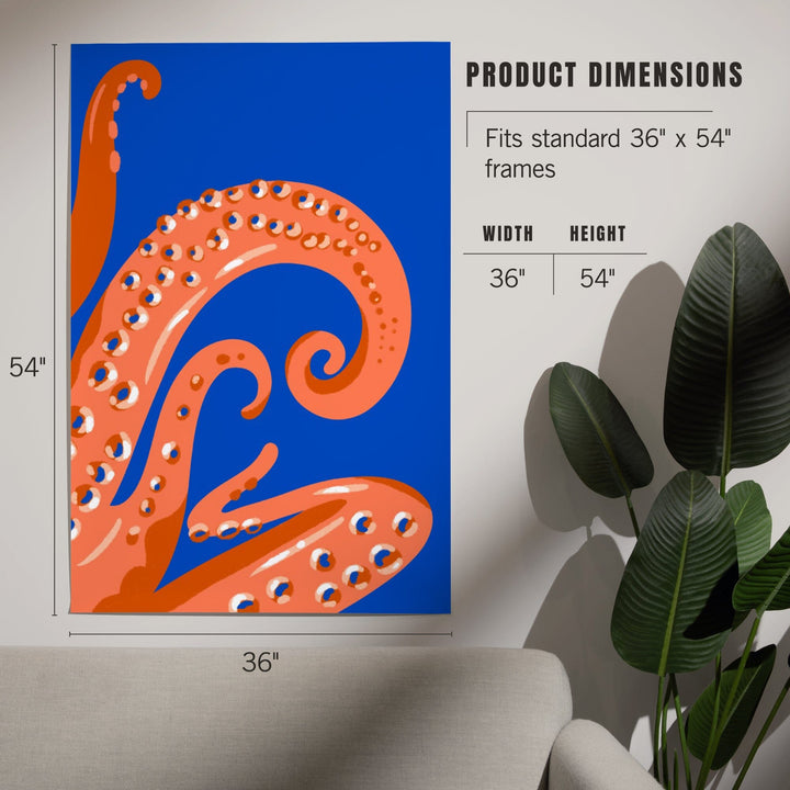 Lush Environment Collection, Octopus Tentacles, Art & Giclee Prints - Lantern Press