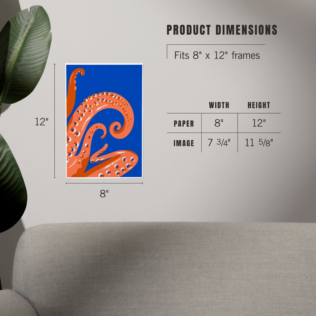 Lush Environment Collection, Octopus Tentacles, Art & Giclee Prints - Lantern Press