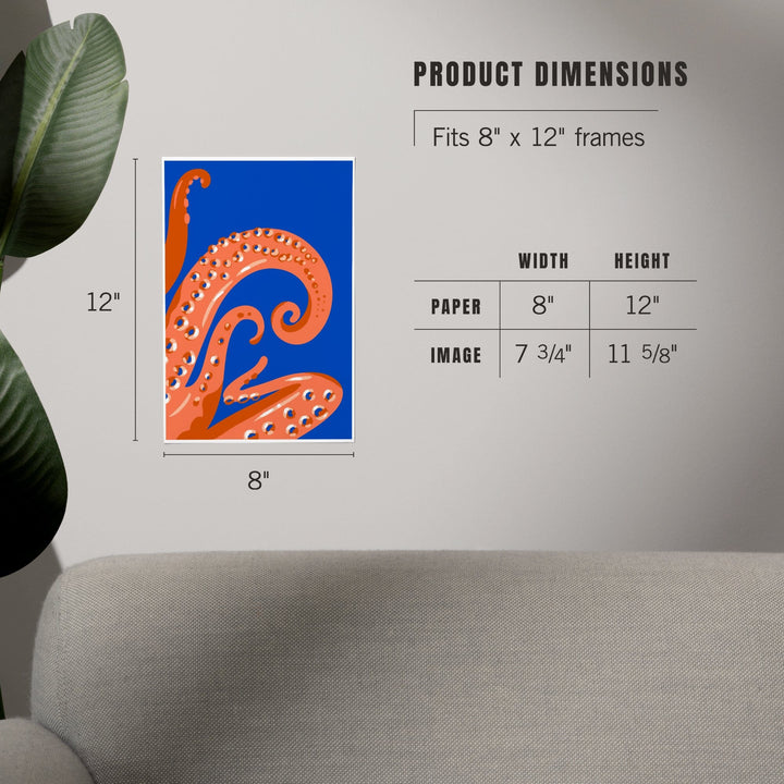 Lush Environment Collection, Octopus Tentacles, Art & Giclee Prints - Lantern Press