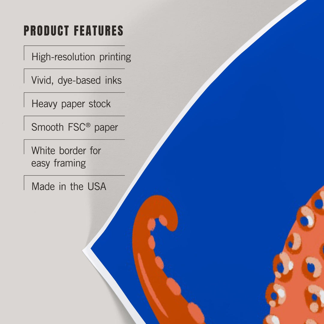 Lush Environment Collection, Octopus Tentacles, Art & Giclee Prints - Lantern Press
