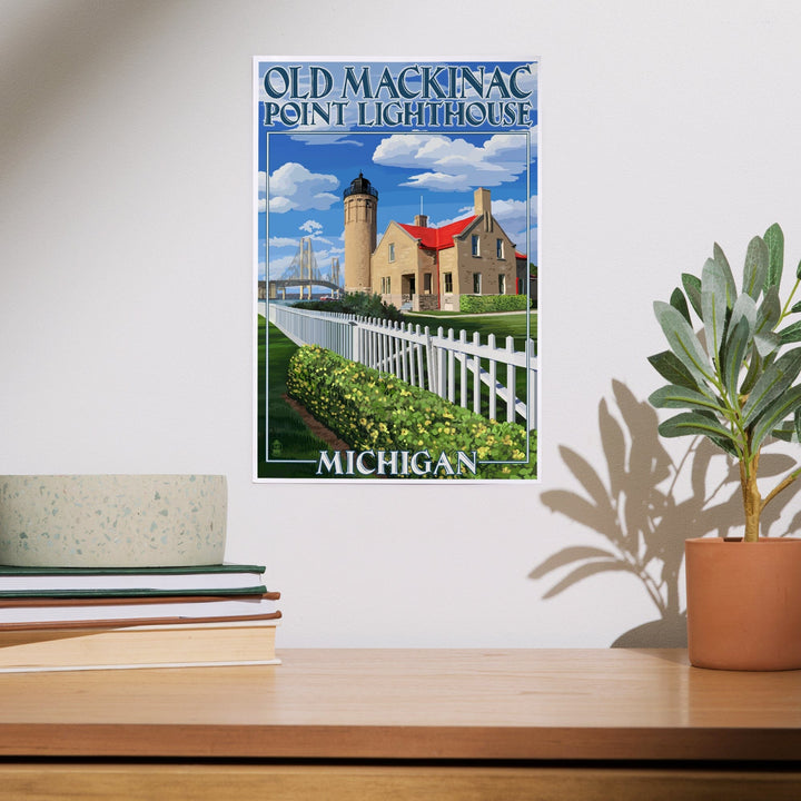 Mackinac Island, Michigan, Old Mackinac Lighthouse, Art & Giclee Prints - Lantern Press