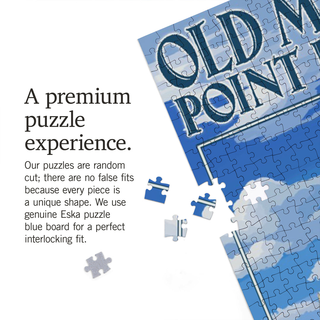 Mackinac Island, Michigan, Old Mackinac Lighthouse, Jigsaw Puzzle Puzzle Lantern Press