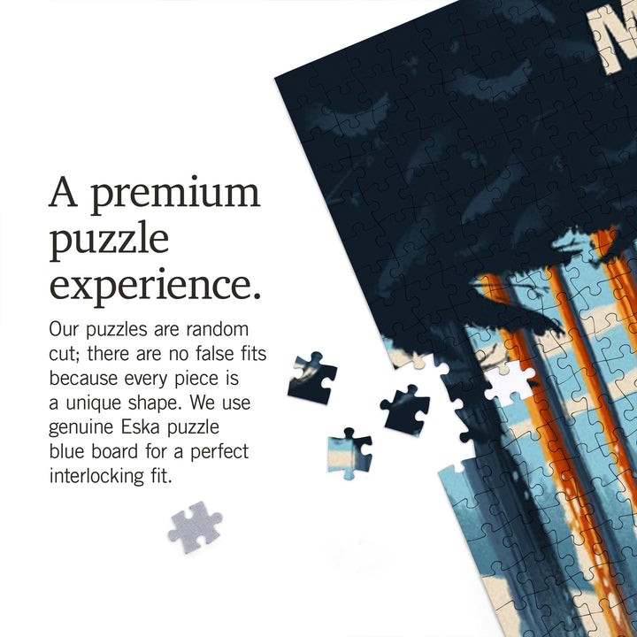 Maine, Better on Foot, Snowshoeing, Jigsaw Puzzle Puzzle Lantern Press