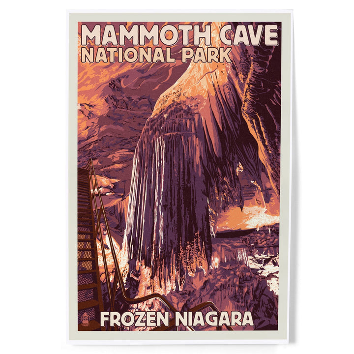 Mammoth Cave, Kentucky, Letterpress, Art & Giclee Prints - Lantern Press