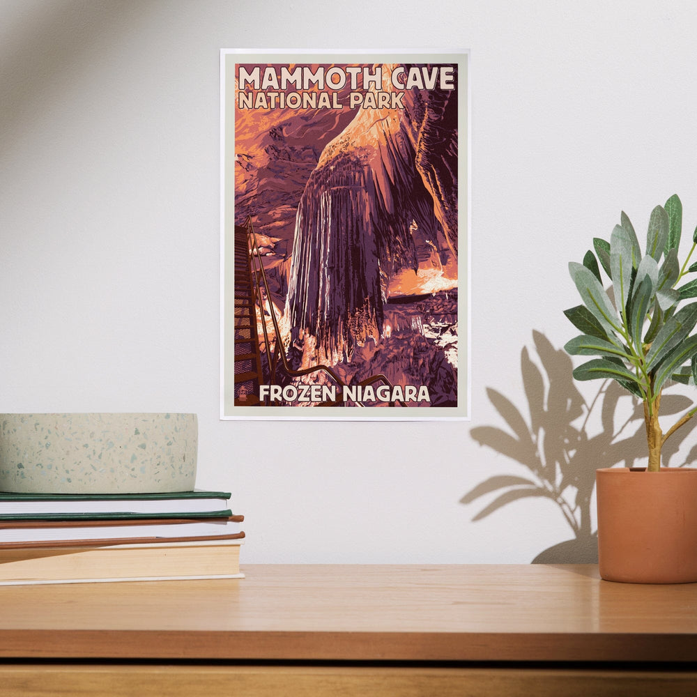 Mammoth Cave, Kentucky, Letterpress, Art & Giclee Prints - Lantern Press