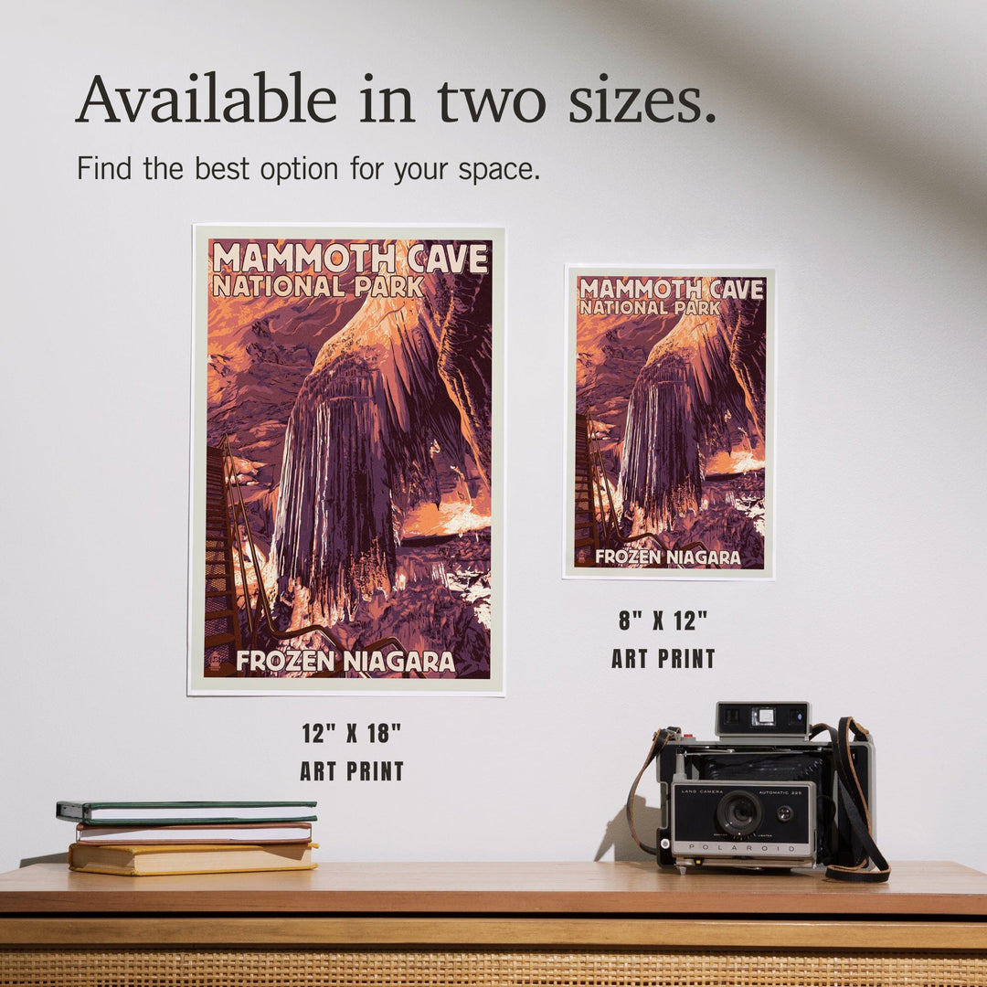 Mammoth Cave, Kentucky, Letterpress, Art & Giclee Prints - Lantern Press