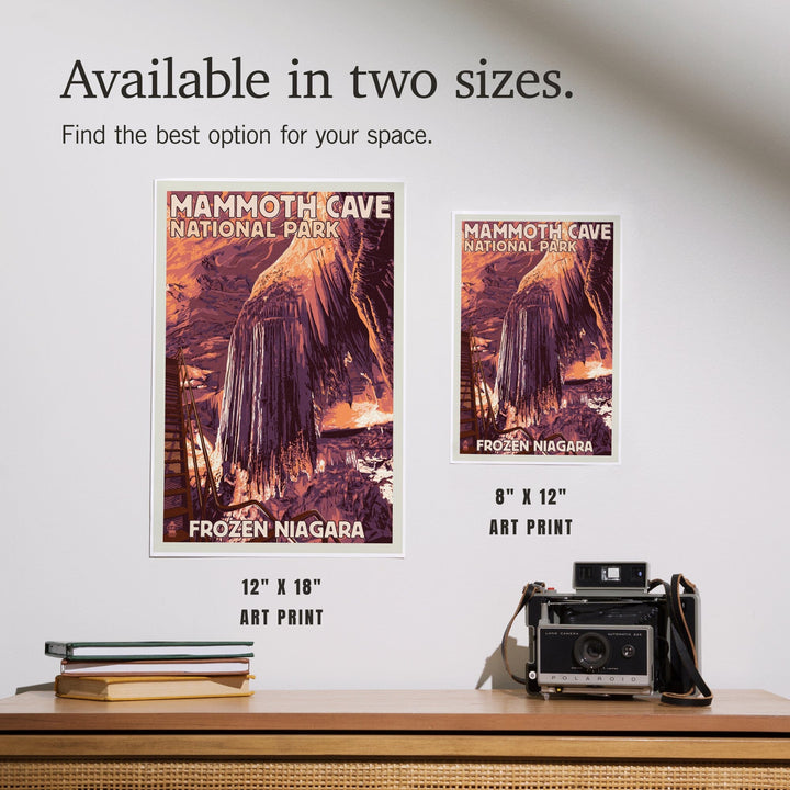 Mammoth Cave, Kentucky, Letterpress, Art & Giclee Prints - Lantern Press