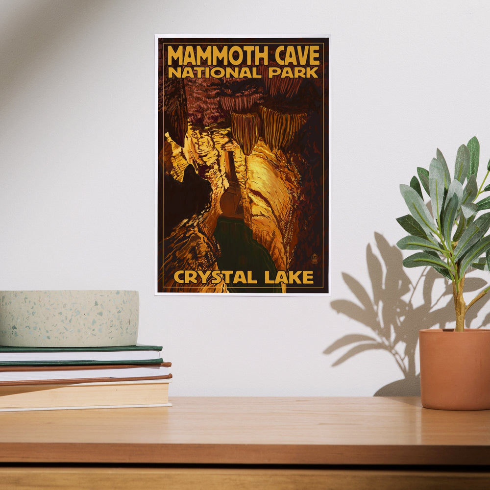 Mammoth Cave National Park, Kentucky, Crystal Lake, Art & Giclee Prints - Lantern Press