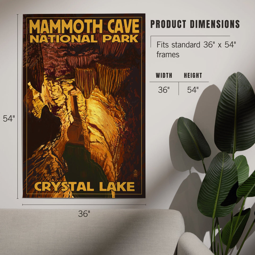 Mammoth Cave National Park, Kentucky, Crystal Lake, Art & Giclee Prints - Lantern Press